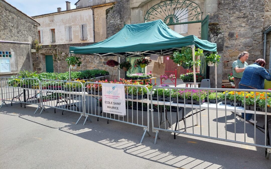 Marché aux fleurs lundi 4 et mardi 5 mai 2026