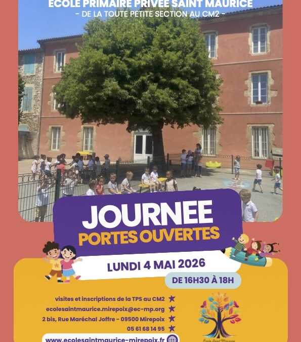 Journée Portes Ouvertes à l’école Saint Maurice